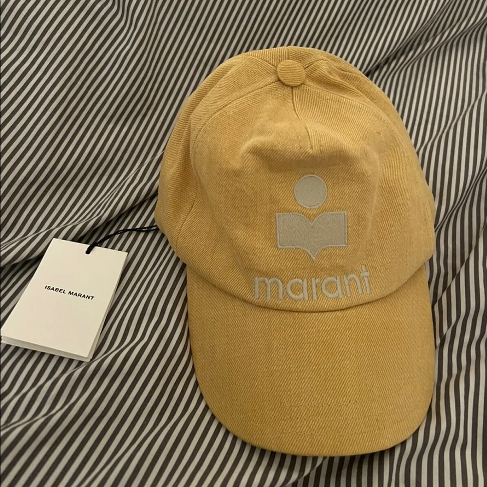Brand new with tags, Isabel Marant yellow baseball cap